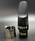 MaxSax D-Jazz Hard Rubber Tenor Sax Mouthpiece 8 with Ligature
