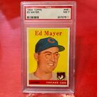 1958 Topps Ed Mayer #461 *Cubs* PSA 7 NM