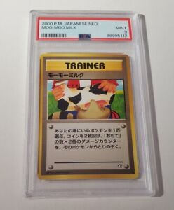 Moo-Moo Milk (Banned Artwork) PSA 9 MINT Japanese Neo 1 ~ Pokémon TCG Card