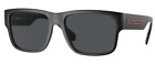 Burberry Knight BE4358 346487 Sunglasses Men's Matte Black/Dark Grey 57mm