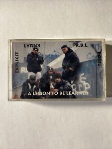RBL Posse - A Lesson To Be Learned OG Cassette Tape Super Rare Hip Hop