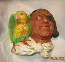 Legend Products England wall figurine Head pirate & parrot Barbary Buccaneer