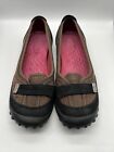 PRIVO by Clarks Slip On Casual Shoes Size 8.5 M Leather Upper Brown Black