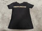 Y2K Paramore Band Music T Shirt Womens S Small Black 2000s Concert Tour Tee