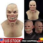 Halloween Devil Horror Mask Scary Full Head Mask Latex Cosplay Clown Face Cover