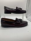 Johnston & Murphy Penny Loafers Dress Shoes Mens Size 12 Burgundy Leather
