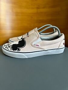 Vans X Peanuts Smack Slip On Sneakers Charlie Brown Snoopy & Lucy Women’s 10