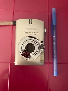 New ListingCanon PowerShot ELPH-SD550-SILVER-7.1 MP-Digital Camera-SD Card & Charger-Tested
