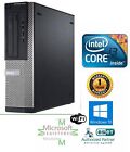 Dell Desktop PC Computer Intel Quad Core i3 Windows 10 pro 64 500GB HD 16gb Wifi