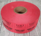 large roll of numbered two part tickets. (raffle style)