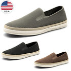 Men Slip-on Loafers Knit Breathable Casual Comfortable Non-Slip Shoes Size 8-13