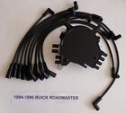 BUICK ROADMASTER 1994-1996 LT1 5.7L OPTISPARK Distributor,BLACK Spark Plug Wires