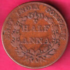 New ListingEAST INDIA COMPANY 1835 HALF ANNA RARE COIN #LN42