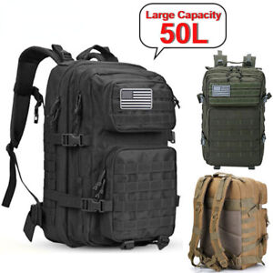 Men's Tactical Backpack Travel Large Capacity Outdoor Multi-functional Bags