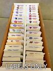 30 Customized NBA Logo Team Labels For BCW Sports Card Tall Dividers LABELS ONLY