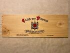 1 Rare Wine Wood Panel Clos Des Papes France Vintage CRATE BOX SIDE 3/24 900b