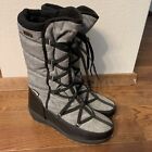 Women’s Kamik Waterproof Snow Boots, Size 9, Black & Grey