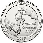 2015 P Saratoga NP Quarter. ATB Series Uncirculated From US Mint roll.