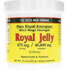 Y.S. Eco Bee Farms Pure Royal Energizer Royal Jelly In Honey 675 mg 21 oz Paste