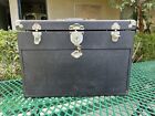 Vintage H Gerstner & Sons 7 Drawer Leather Wrapped? Oak Machinist Chest Tool Box