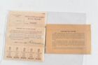 1950 H.M. TREASURY BANK OF LONDON PURCHASE TAX COUPONS ORIGINAL COVER ENVELOPE