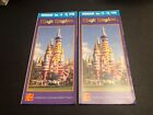 Lot Of 2) Walt Disney World 25th Anniversary Park Guide Map MAGIC KINGDOM Rare