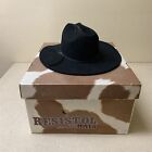 Vintage Resistol 4x Beaver Cowboy Hat Self Conforming Las Vegas Black 7 1/8 Long