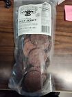 Old Trapper BEEF JERKY ROUNDS 80 ct Bulk Peppered REFILL 1.3 Pounds Double Eagle