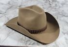 Stetson Heritage JBS 4X Beaver Brown Cowboy Hat / Long Oval Men's Size 7 1/4