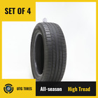 Set of (4) Used 225/60R18 Michelin Defender 2 100H - 9.5-10.5/32