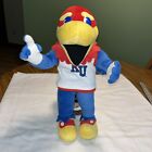 Kansas University Jayhawks Singing Mascot Plush Stuffed Animal Toy Posable 16”