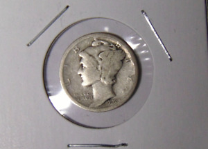 1923-S Mercury Silver Dime Circulated San Francisco Mint (102822)