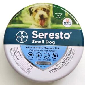Seresto³ Flea³ and Tick³ Collar for Small Dogs 8 Month Protection Collars USA