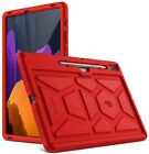 Silicone Tablet Case Fit Samsung Galaxy Tab S7 Plus Kids Friendly Cover