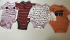 Baby Girl Boy Clothes Lot Sizes 0-6 Months Assorted One Piece Rompers