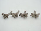 Lionel Pre-war TYPE 3 Couplers w/Springs, FOUR tab-end NOS Parts, EXC minus