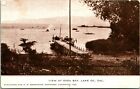Vtg Postcard 1908 View at Soda Bay - Lake County CA - Meddaugh Druggist Pub