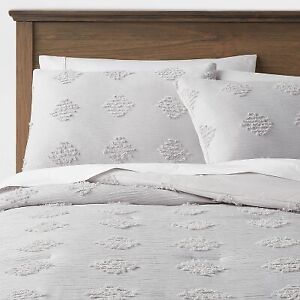Tufted Diamond Crinkle Comforter & Sham Set - Threshold