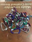 LOT OF 35 METAL KEYCHAINS-NEW