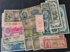 Lot of 18 Various Chinese 1931-1954 Bank of Taiwan & China Banknotes Paper Money