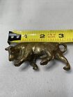 Vintage Brass Bull Figure Cattle Decoration Desk/Office Made In England