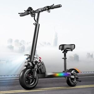 Electric Scooter Adults with Seat Powful 800W Motor up to 28 Mph  35 Miles Range
