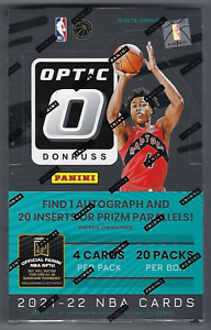 2021-22 Panini Donruss Optic Basketball Hobby Factory Sealed Unopened Box