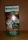 FoodSaver original brand value 4 pack 11 in. x 16 ft ea - vacuum seal rolls