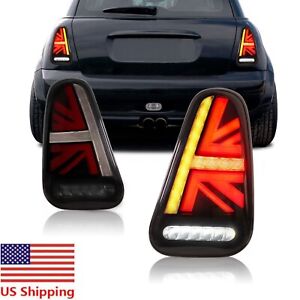 SMOKE LED TAIL LIGHTS REAR LAMPS for Mini Cooper R50 R52 R53 2001 2002-2006 (For: More than one vehicle)