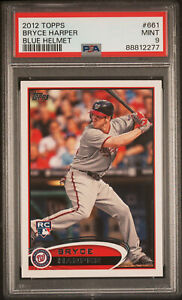 2012 Topps #661 Bryce Harper PSA 9 Nationals Phillies RC Rookie