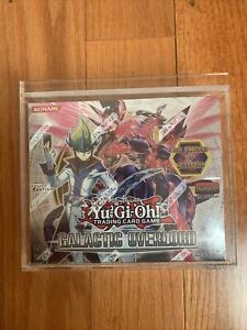 Yugioh Galactic Overlord Booster Box Sealed In Clear case 1st Edition