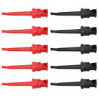 10Pcs Multimeter Test Hook Lead Wire Kit Test Hook Clip Grabbers Test Probe SMT/