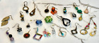 Vintage Lot 25 Single Dangling P. Earrings - Wear, Craft, Art, Glass +