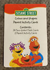Sesame Street Educational Color & Shapes Flash Cards. COMPLETE!